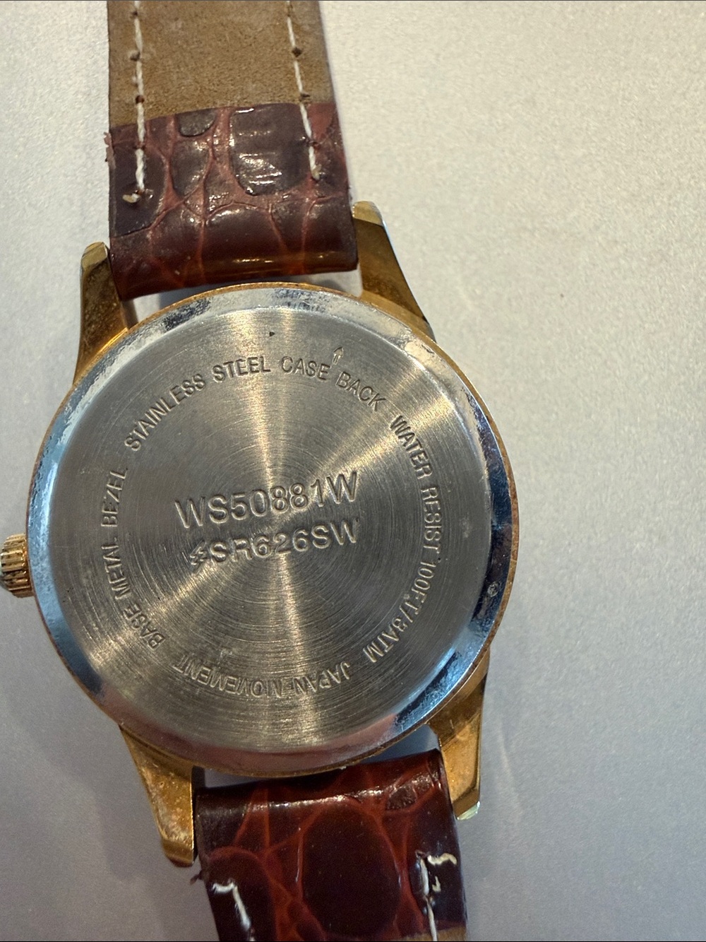 Classic Women's Moonphase Watch with Brown Leather Strap - Picture 3 of 4